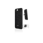 Evutec iPhone 7 Plus Case AER Wood Black Apricot+AFIX - AP-755-MS-W35