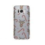 SBS Christmas reindeer and candy canes cover for Samsung Galaxy S8 - TEXMASSAS8STICK