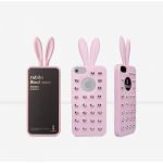 Rabito Capa para iPhone 5/5S Ligh Pink+tachas - 8809325231821