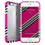 i-Paint Capa Ghost iPhone 6/6S Pink Stripes - 8053264074876