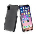 Muvit Capa Crystal Soft Bump com Material Shockproof Black iPhone X - Clear