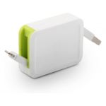 Muvit Cabo USB Retráctil Lightning Mfi 2.4A 0.8m White/Green - MUUSC0170
