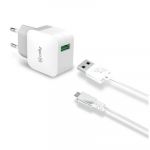 Celly Charger + Cable Micro USB 2.4A White - TCUSBMICRO