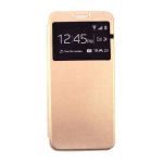 Capa Flip Cover para Samsung Galaxy S9 Plus Gold com Apoio e Janela
