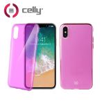 Celly Capa Ultrathin iPhone X Pink