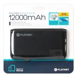 Powerbank Platinet Polipiel USB 12000mAh Black