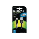 Duracell Cabo Type A para Type C 1M Black USB5031A