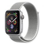Apple Watch Series 4 40mm GPS Silver Aluminum Case with Seashell Sport Loop