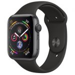 Apple Watch Series 4 44mm GPS Space Grey Aluminum Case with Black Sport Band