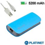 Powerbank Platinet Polipiel 5200mAh Blue