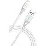 4-OK Cabo USB a Lightning Fast 3A Charging 1 metro White