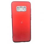 Capa Smart Case Traseira com Aluminio para Samsung Galaxy S8 G950 Red