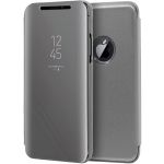 Capa Flip Cover Clear View Silver para iPhone XS Max