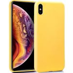 Capa Silicone iPhone Xs Max Amarelo