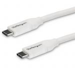 Startech 4m usb Type C Cable With 5a Pd-usb 2.0 - Usb-if Certifi - Usb2c5c4mw