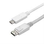Startech 3m / 10ft usb C To Displayport Cable - 4k 60hz - Whi - Cdp2dpmm3mw