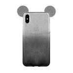 Capa para iPhone X Brilhantes Degradê Mouse Black