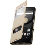 Avizar Capa Sony Xperia Z5 com Janela Dupla Gold