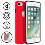 Avizar Capa iPhone 7 / 8 360ª Silicone + Policarbonato Red