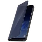Avizar Capa Efeito Espelho Black Samsung Galaxy S8 Plus Tampa Translúcida Suporte
