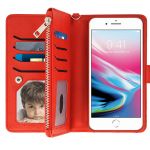 Avizar Capa Porta-moedas para iphone 7 Plus/8 Plus Red