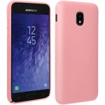 Avizar Capa Silicone Samsung Galaxy J3 2018 Semirrígida Mate Suave Pink
