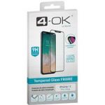 4-OK Película Ecrã Vidro Temperado Glass Frame para iPhone 11 Pro Max