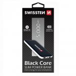 Powerbank SWISSTEN Core 10000 mAh - 2 USB - 1 MicroUSB - Preto
