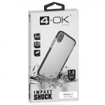 4-OK Capa Impact Shock para iPhone 11 Pro Max Clear