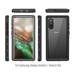 Capa 360 Resistente à Prova de Água para Samsung Galaxy Note10+ Black - MS006586