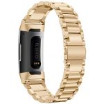 Phonecare Bracelete Aço Stainless Lux + Ferramenta - Fitbit Charge 3 / Charge 3 Se - Gold