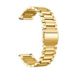 Phonecare Bracelete Aço Stainless Lux + Ferramenta - Garmin Forerunner 645 e 645 Music / Forerunner 245 e 245 Music - Gold