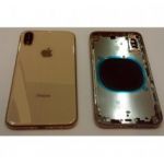 iPhone XS A2097 A2100 Chassi Carcaça Central Frame + Tampa Traseira Dourada
