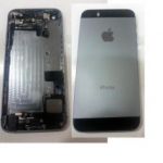 iPhone 5S Chassi Carcaça Central + Tampa Traseira Preto + Componentes