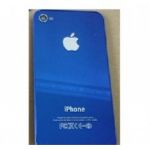 iPhone 4 Tampa Traseira Vidro Azul Marinho