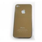 iPhone 4 Tampa Traseira Vidro Dourado
