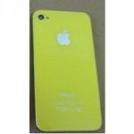 iPhone 4 Tampa Traseira Vidro Amarelo