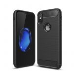 Capa Carbon Gel para iPhone X Black - MS000725