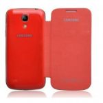 Capa Flip Cover para Samsung Galaxy S4 Mini I9190 I9195 Vermelho