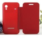 Capa Flip Cover para Samsung Galaxy Ace S5830 Vermelho