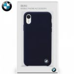 Bmw Capa Rigida BMW iPhone XR Lisa Azul - BMHCI61SILNA