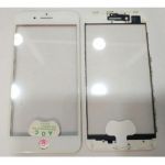 Vidro Branco + Frame Branco + Cola OCA para iPhone 8 Plus A1864 A1897 A1898