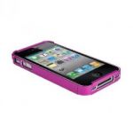 Protetor Metálico Rosa para iPhone 4 e 4S
