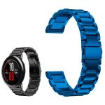 Correia Metálica Elos Azul para Amazfit Pace/Stratos/Stratos2S/GTR 47mm/Ticwatch/Huawei/Samsung