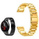 Correia Metálica Elos Dourado para Amazfit Pace/Stratos/Stratos2S/GTR 47mm/Ticwatch/Huawei/Samsung