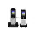 Panasonic Telefone KX-TGH722GS Duo Black
