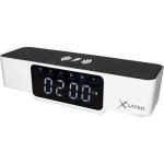 Xlayer Carregador Wireless Charging Alarm Clock White