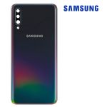 Samsung Tampa Traseira Samsung Galaxy A70 Preto - CACHBAT-SAM-BK-A70