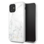 Guess Capa Marble Collection para iPhone 11 Pro, White GUHCN58HYMAWH