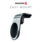 SWISSTEN Magnetic Car Holder Easy Mount Silver